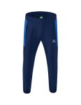 Erima Trainingshose (Präsentation) Team lang (100% Polyester, leicht, moderner schmaler Schnitt) royalblau/navyblau Herren